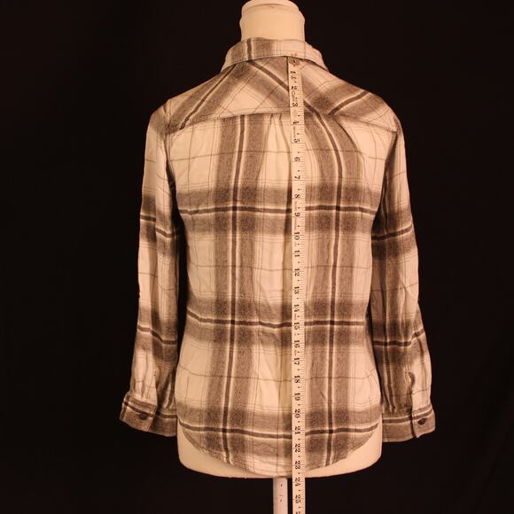 Westport 1962 Super Soft Lightweight Flannel, Roll Tab Sleeves, sz Small PETITE - Picture 6 of 11
